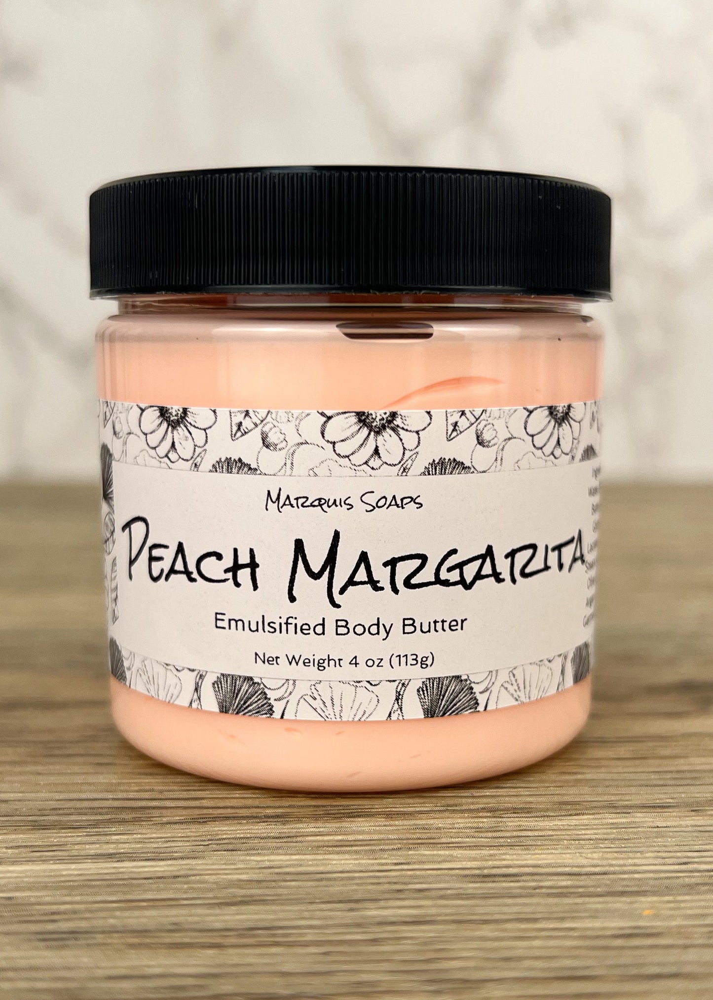 Peach Margarita Emulsified Shea Butter Body Butter; Lotion