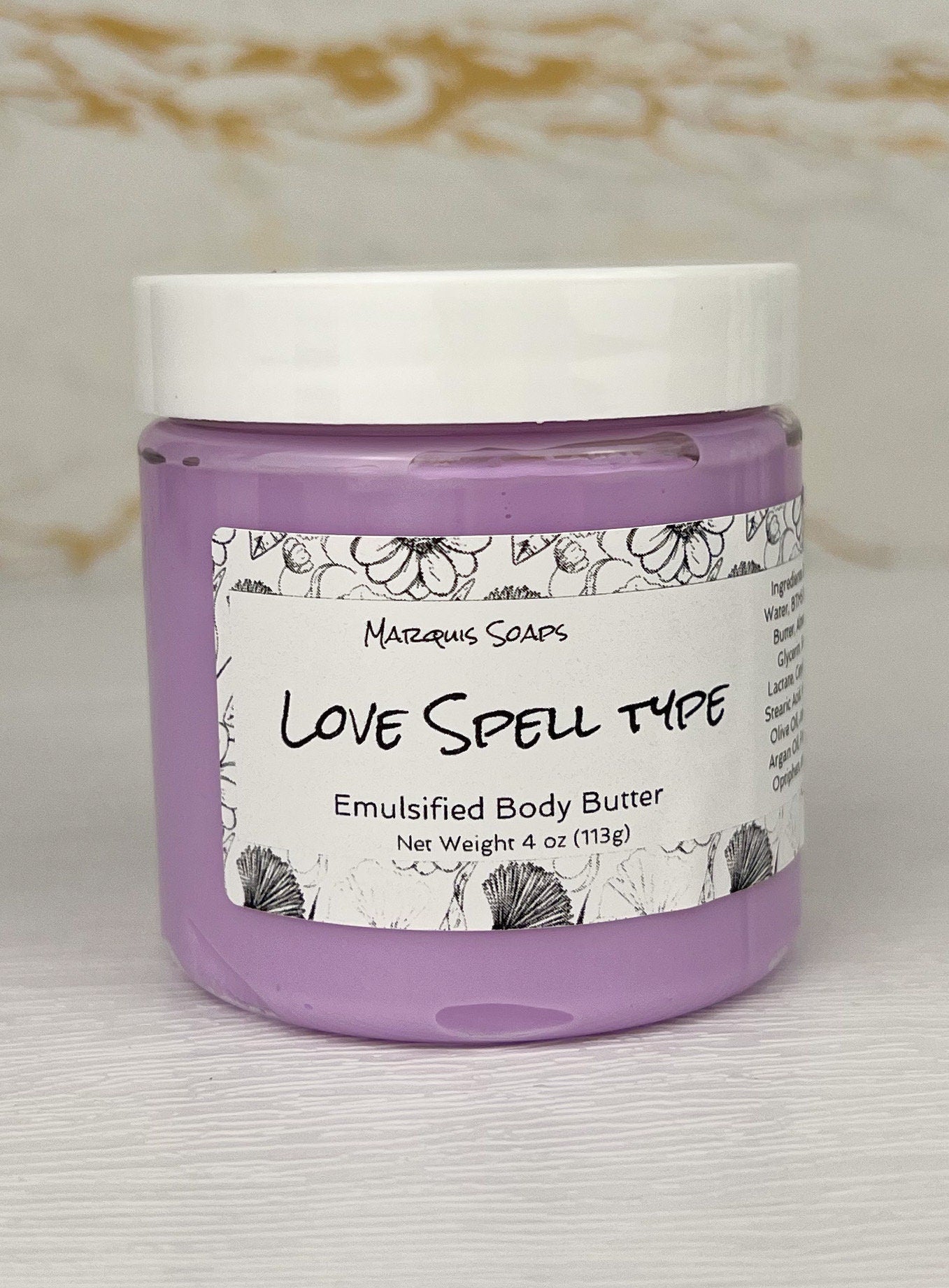 Love Spell type Emulsified Shea Butter Body Butter; Lotion