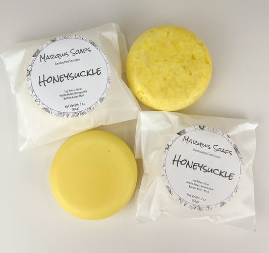 Honeysuckle Shampoo and Conditioner Bar Sets