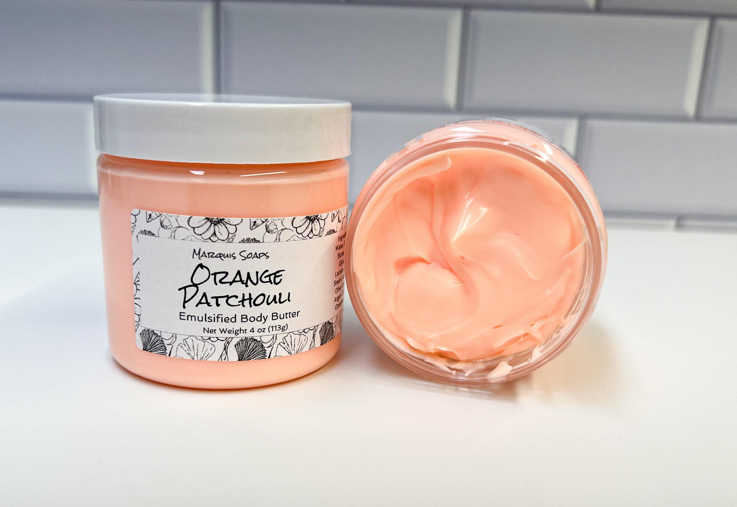 Orange Patchouli Emulsified Shea Butter Body Butter; Lotion