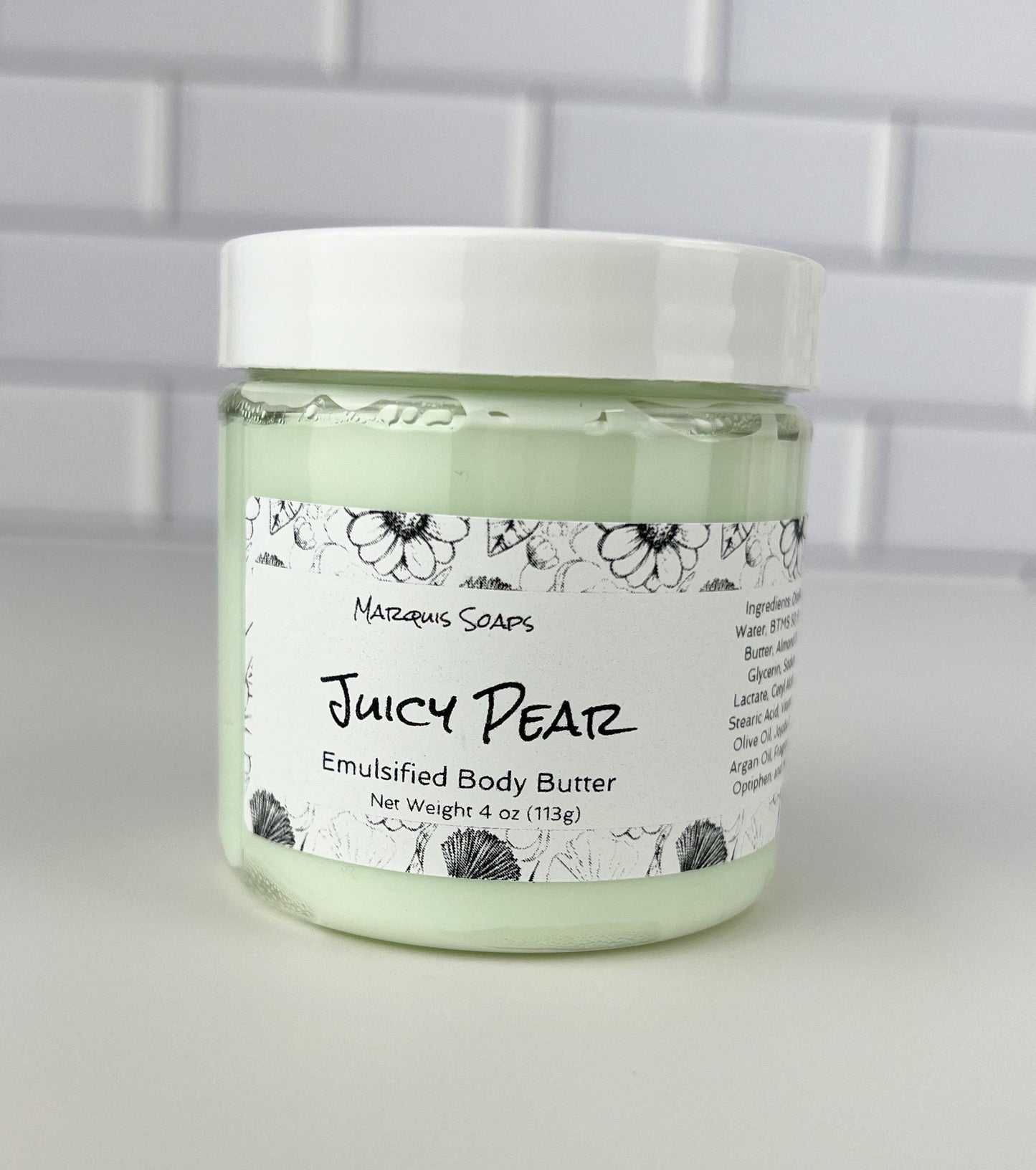 Juicy Pear Emulsified Shea Butter Body Butter; Lotion