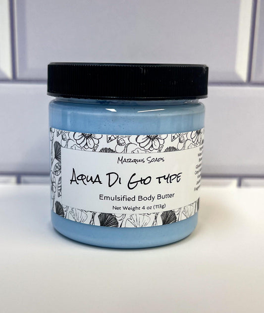 Aqua di Gio type Emulsified Body Butter