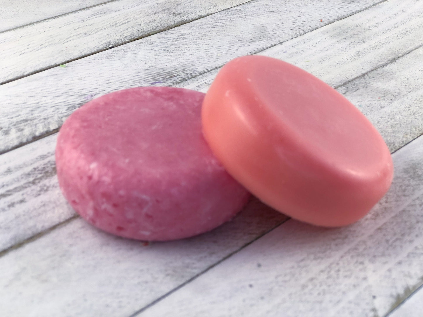 Pink Hibiscus Solid Shampoo and Conditioner Bars