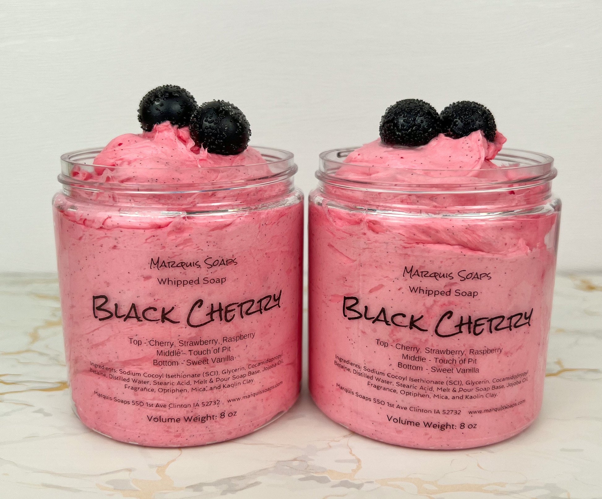 Black Cherry Whipped Soap – MarquisSoaps