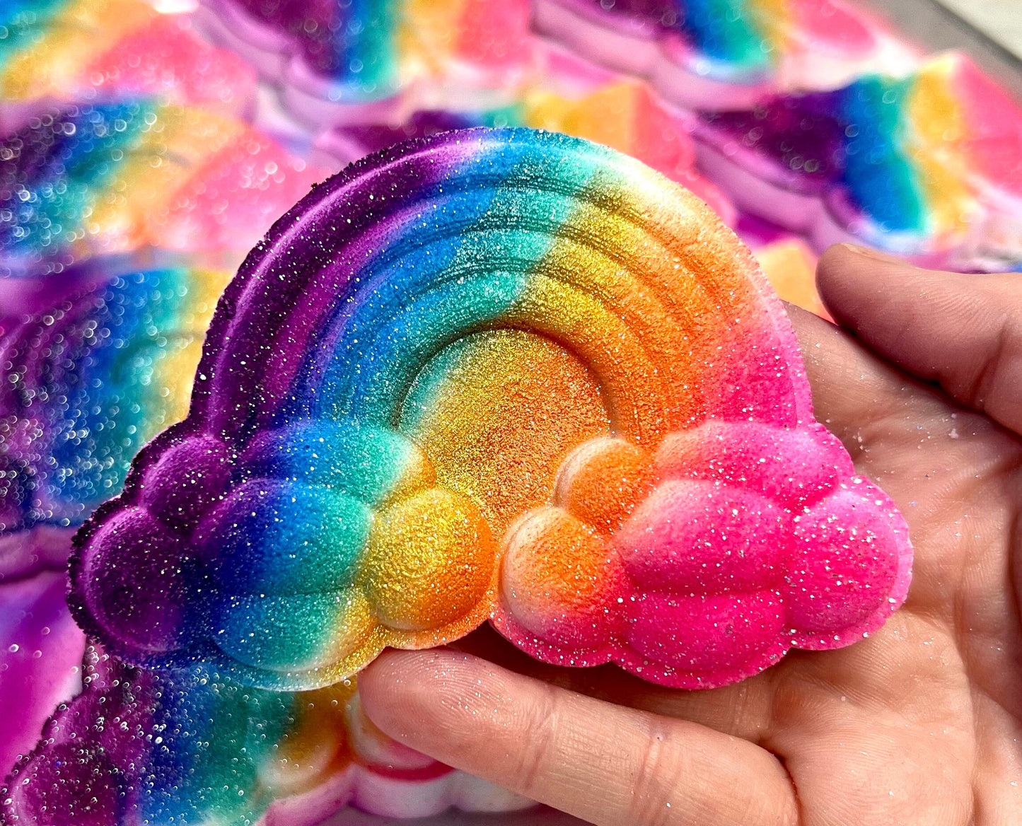 Rainbow Bath Bombs / Bath Fizzy