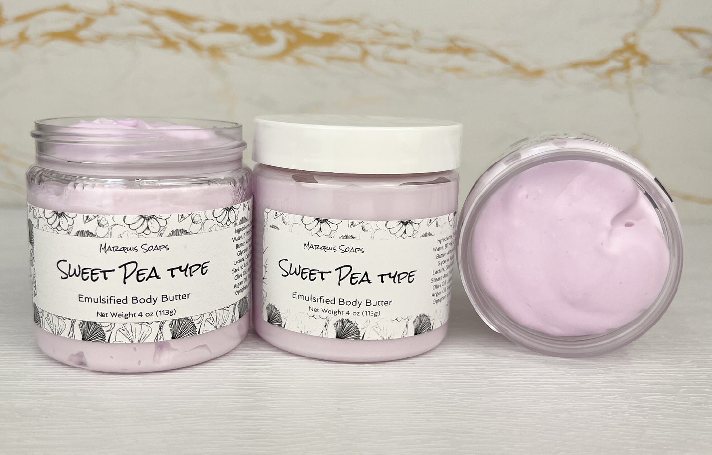 Sweet Pea type Emulsified Shea Butter Body Butter