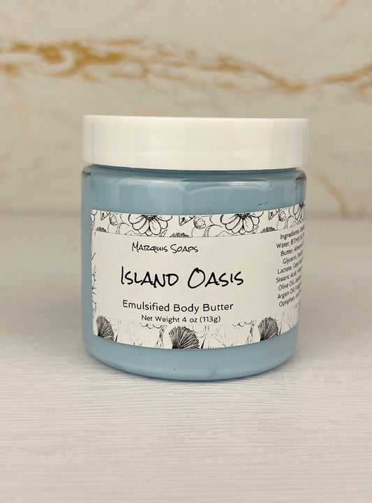 Island Oasis Emulsified Shea Butter Body Butter