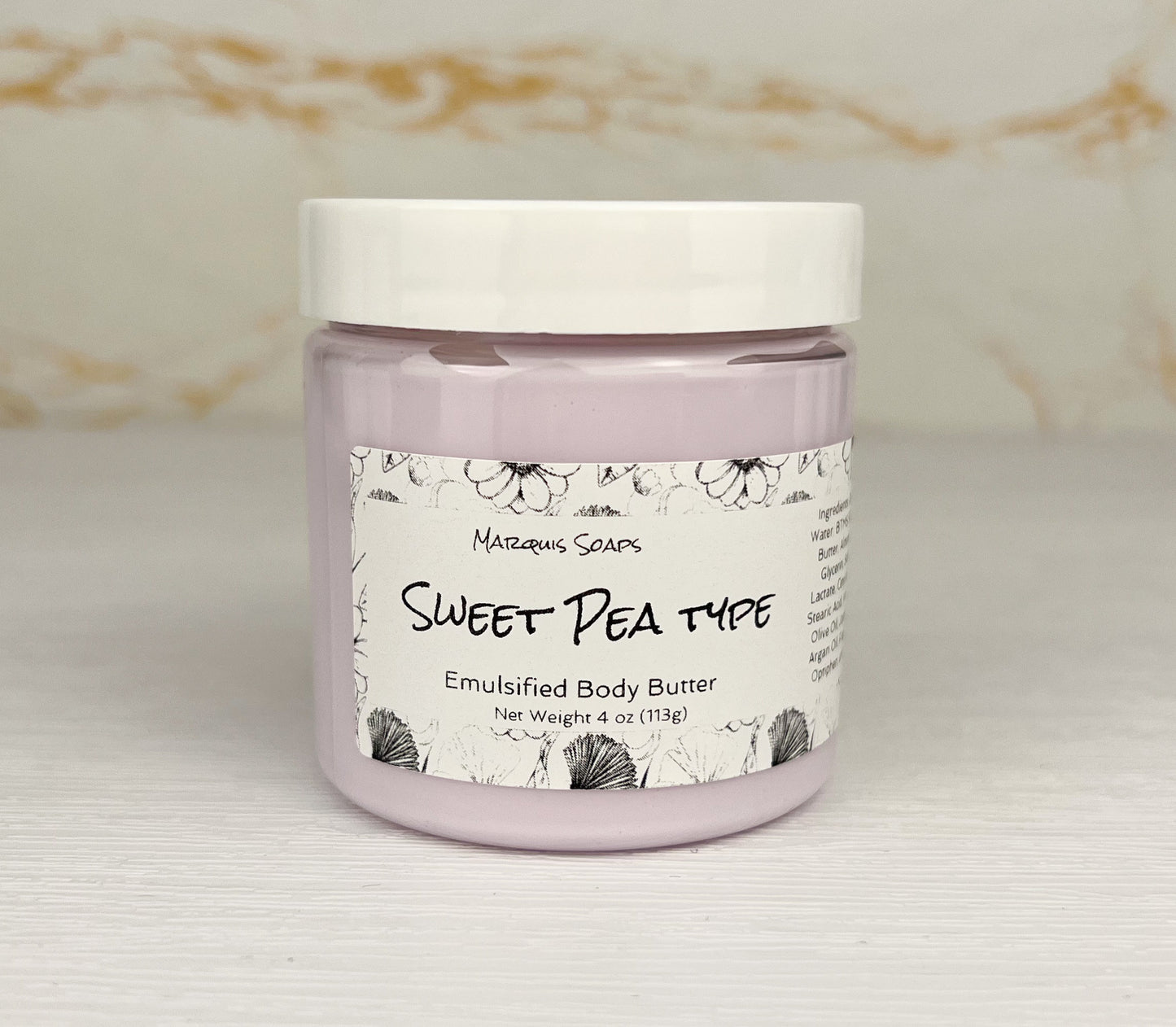 Sweet Pea type Emulsified Shea Butter Body Butter